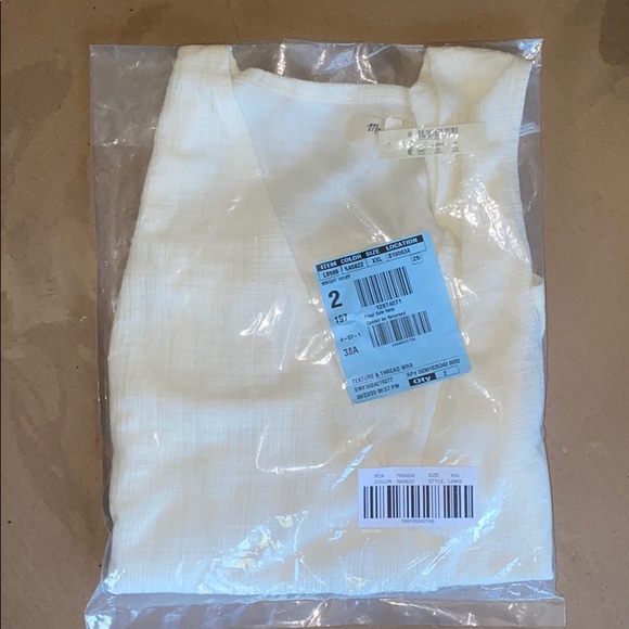 NWT Madewell Sleeveless Wrap Tank XXL - Picture 2 of 3